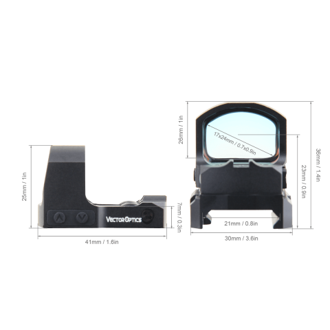 Frenzy-S 1x17x24 SAS Battery Side Loading Red Dot Sight. (Coming soon)